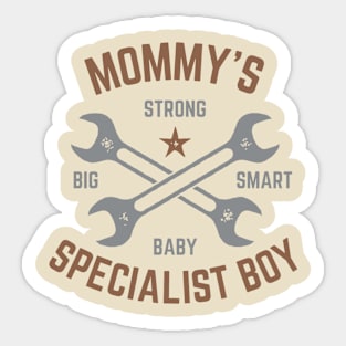 Mommy's Specialist Boy Sticker